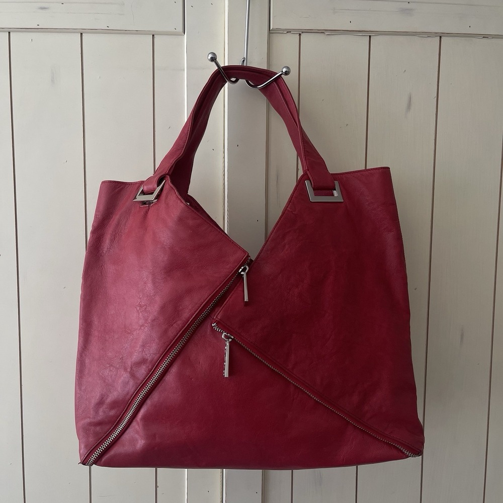 KOOBA RYDER LARGE TOTE BAG  RED